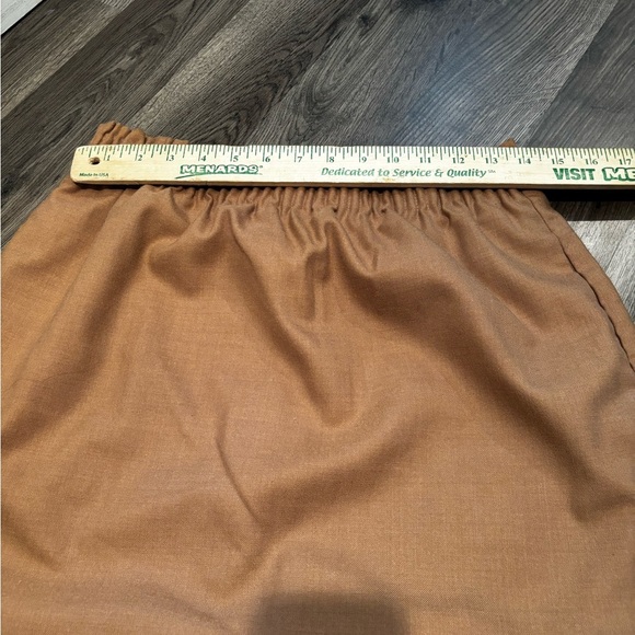 J. Crew Camel Mini Skirt wool blend fall neutral minimalist short size 6 - Picture 7 of 11